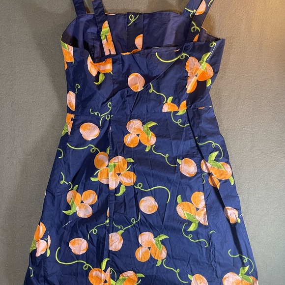 Peach Button-Down Dress - Picture 7 of 7